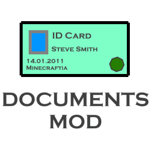 Logo of Customizable Documents & Identification mod for Minecraft