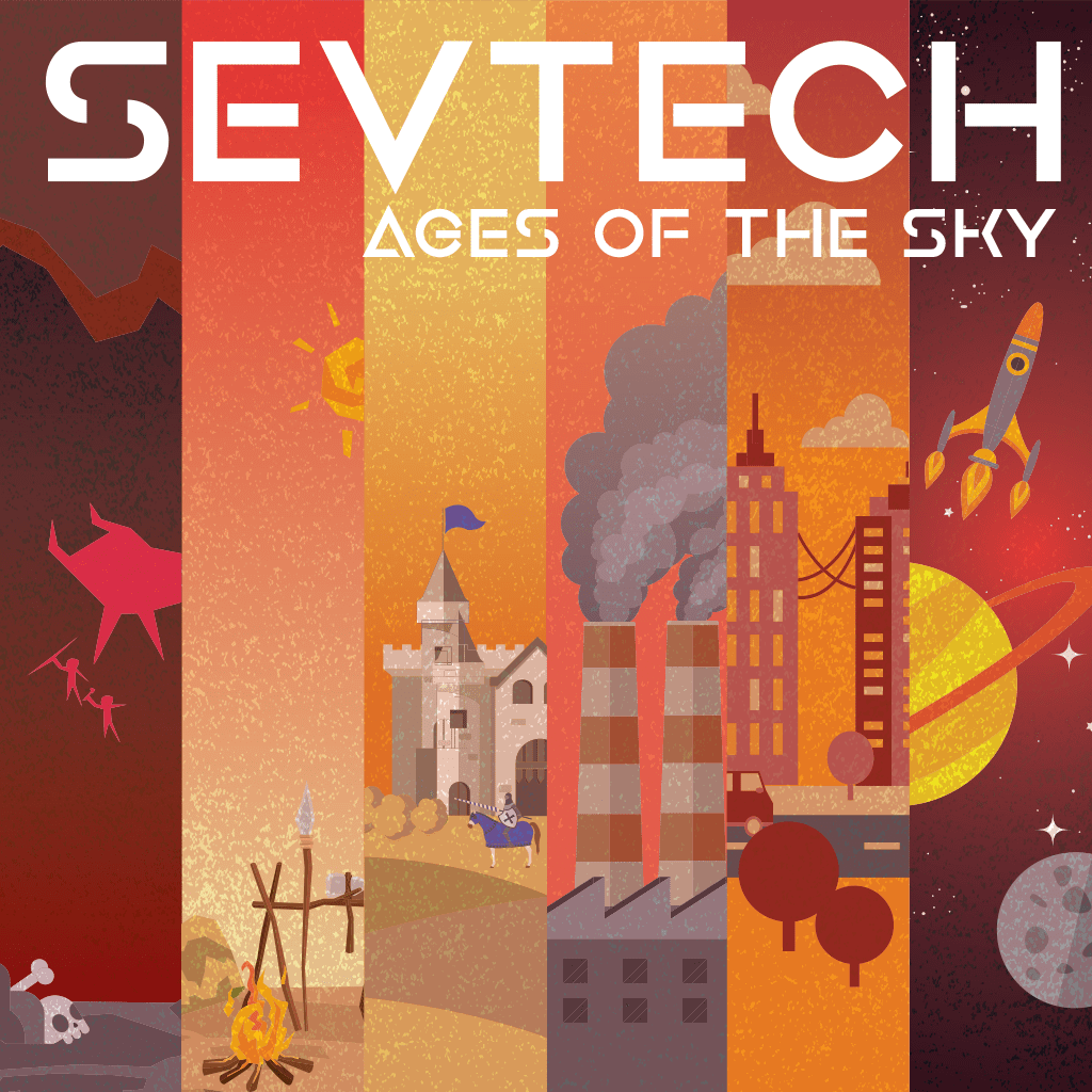 Logo of SevTech: Ages of the Sky modpack for Minecraft