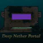 Logo of Deep Dark Nether Portal mod for Minecraft