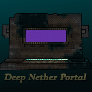 Logo of Deep Dark Nether Portal mod for Minecraft