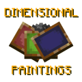 Logo of Dimensional Paintings mod for Minecraft