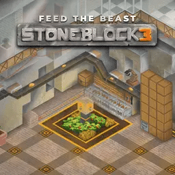 Logo of FTB StoneBlock 3 modpack for Minecraft