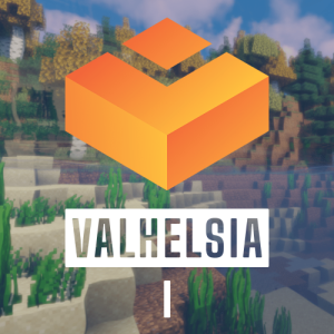 Logo of Valhelsia 1 modpack for Minecraft