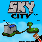 Logo of Skyblock City modpack for Minecraft