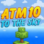 Logo of All the Mods 10: To the Sky   ATM10SKY modpack for Minecraft