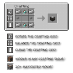 Logo of Crafting Tweaks mod for Minecraft