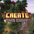 Logo of Create and Guns modpack for Minecraft