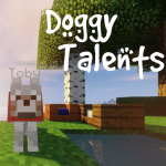 Logo of Doggy Talents mod for Minecraft