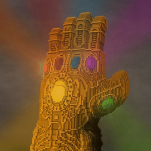 Logo of Infinity superheroes modpack for Minecraft