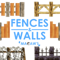 Logo of Macaw’s Fences and Walls mod for Minecraft