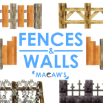Logo of Macaw’s Fences and Walls mod for Minecraft