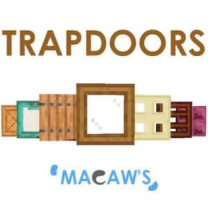 Logo of Macaw’s Trapdoors mod for Minecraft