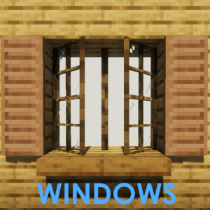 Logo of Macaw’s Windows mod for Minecraft