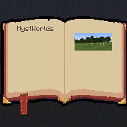 Logo of Myst Worlds mod for Minecraft