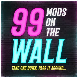 Logo of Ninety Nine (99) Mods on the Wall – featuring Create modpack for Minecraft