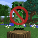 Logo of No Mob Spawning on Trees mod for Minecraft