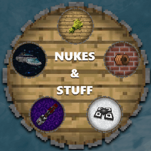Logo of Nukes&Stuff modpack for Minecraft