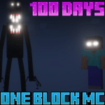 Logo of One Block But With Horror Entities modpack for Minecraft