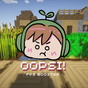 Logo of oopsi!   your everyday modpack! (with cosmetics, fullbright, keystrokes,  minimap and more) modpack for Minecraft