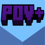 Logo of POV+ modpack for Minecraft