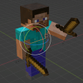 Logo of playerAnimator mod for Minecraft