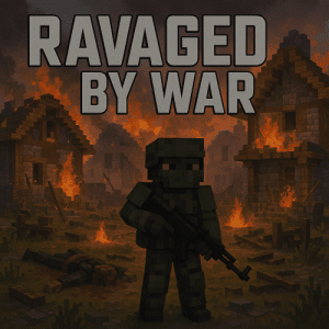 Logo of Ravaged by War modpack for Minecraft