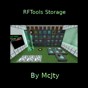 Logo of RFTools Storage mod for Minecraft