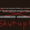 Logo of Shutup Experimental Settings! mod for Minecraft