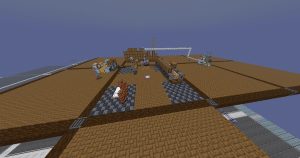 Second floor of my very plain lawn base. I kept wishing I had just done one floor towards the end as going up and down was annoying.