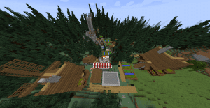 cool village in a taïga biome