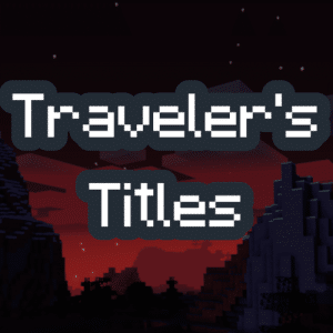 Logo of Traveler’s Titles (Forge/NeoForge) mod for Minecraft