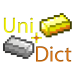 Logo of UniDict mod for Minecraft