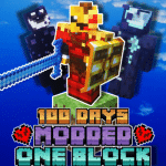 Logo of Waffles Custom One Block modpack for Minecraft